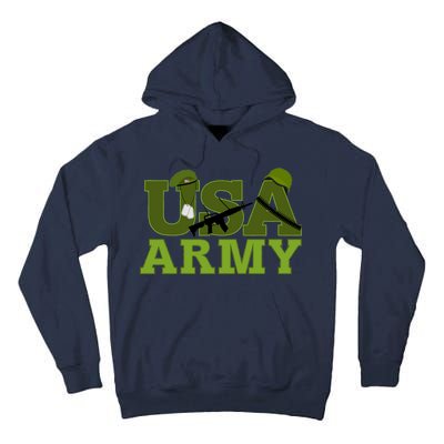 USA Army Camo Logo Tall Hoodie