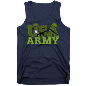 USA Army Camo Logo Tank Top