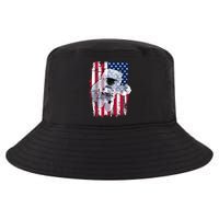 USA Astronaut American Space Flag Cool Comfort Performance Bucket Hat