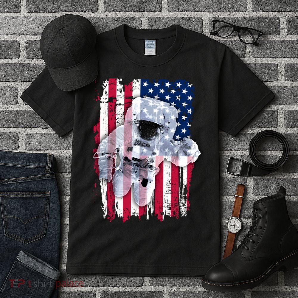 USA Astronaut American Space Flag Tall T-Shirt