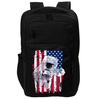 USA Astronaut American Space Flag Impact Tech Backpack