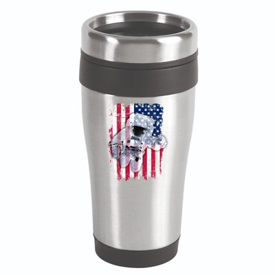 USA Astronaut American Space Flag 16oz Travel Tumbler