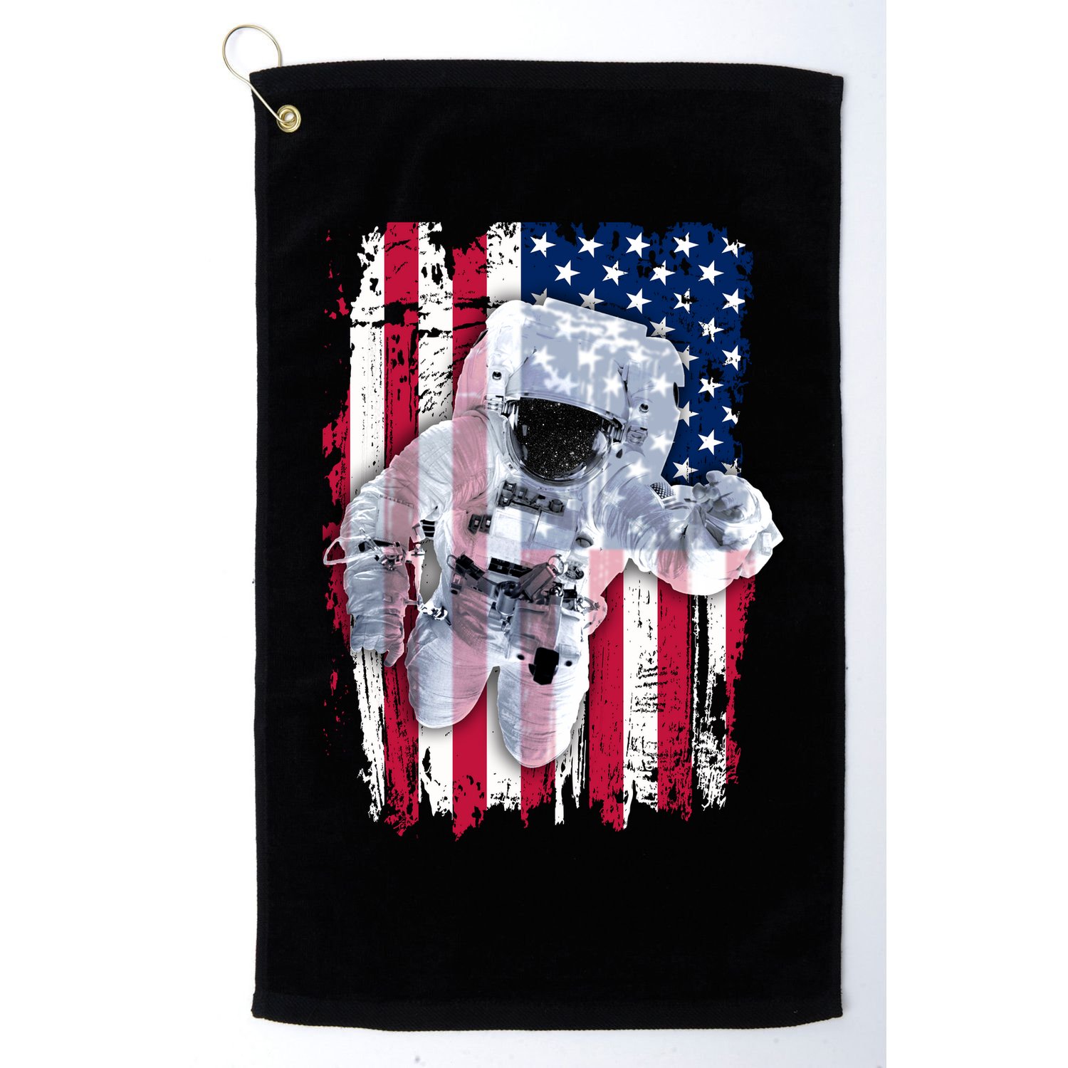 USA Astronaut American Space Flag Golf Towel