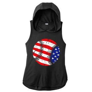 USA Baseball Ladies PosiCharge Tri-Blend Wicking Draft Hoodie Tank