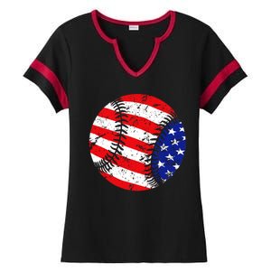 USA Baseball Ladies Halftime Notch Neck Tee