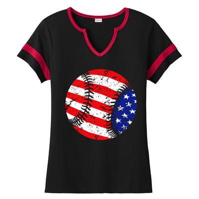 USA Baseball Ladies Halftime Notch Neck Tee