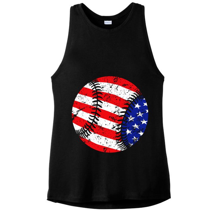 USA Baseball Ladies PosiCharge Tri-Blend Wicking Tank