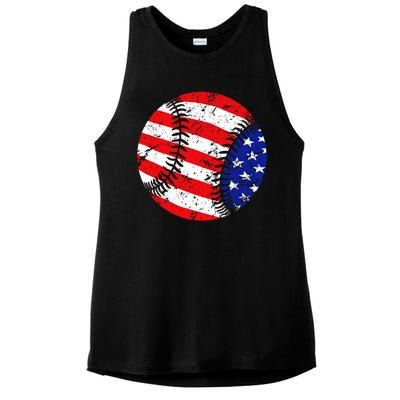 USA Baseball Ladies PosiCharge Tri-Blend Wicking Tank