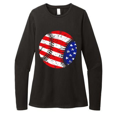 USA Baseball Womens CVC Long Sleeve Shirt