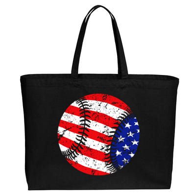 USA Baseball Cotton Canvas Jumbo Tote