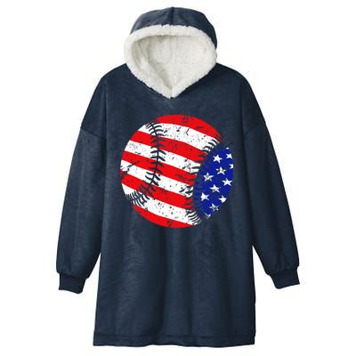 USA Baseball Hooded Wearable Blanket