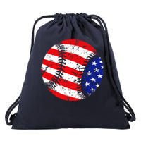 USA Baseball Drawstring Bag