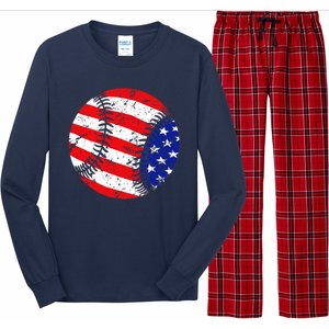 USA Baseball Long Sleeve Pajama Set