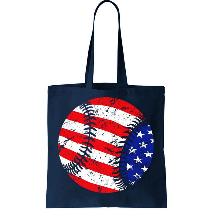 USA Baseball Tote Bag