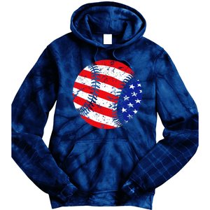 USA Baseball Tie Dye Hoodie