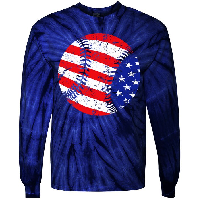 USA Baseball Tie-Dye Long Sleeve Shirt