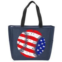 USA Baseball Zip Tote Bag