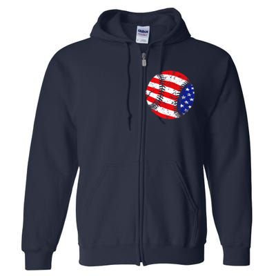 USA Baseball Full Zip Hoodie