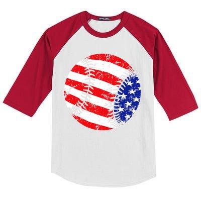 USA Baseball Kids Colorblock Raglan Jersey