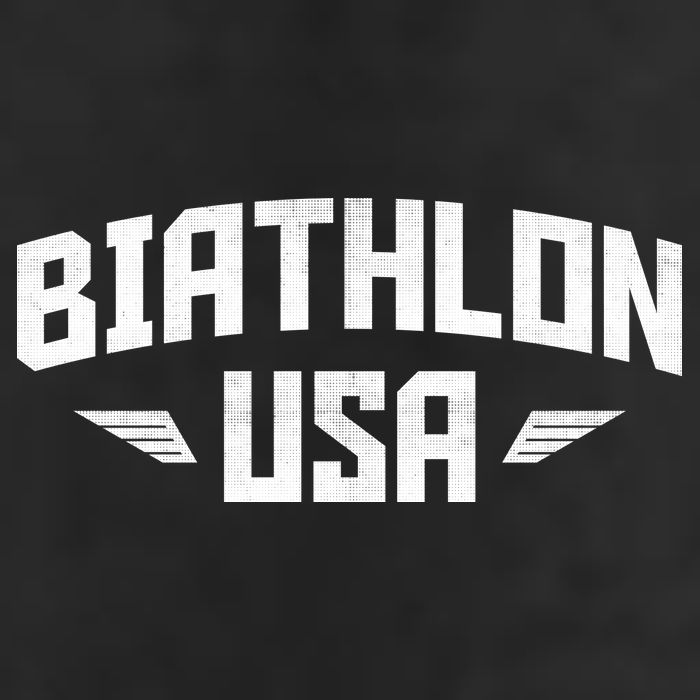 USA Biathlon Arch Team 7 Panel Mesh Trucker Snapback Hat