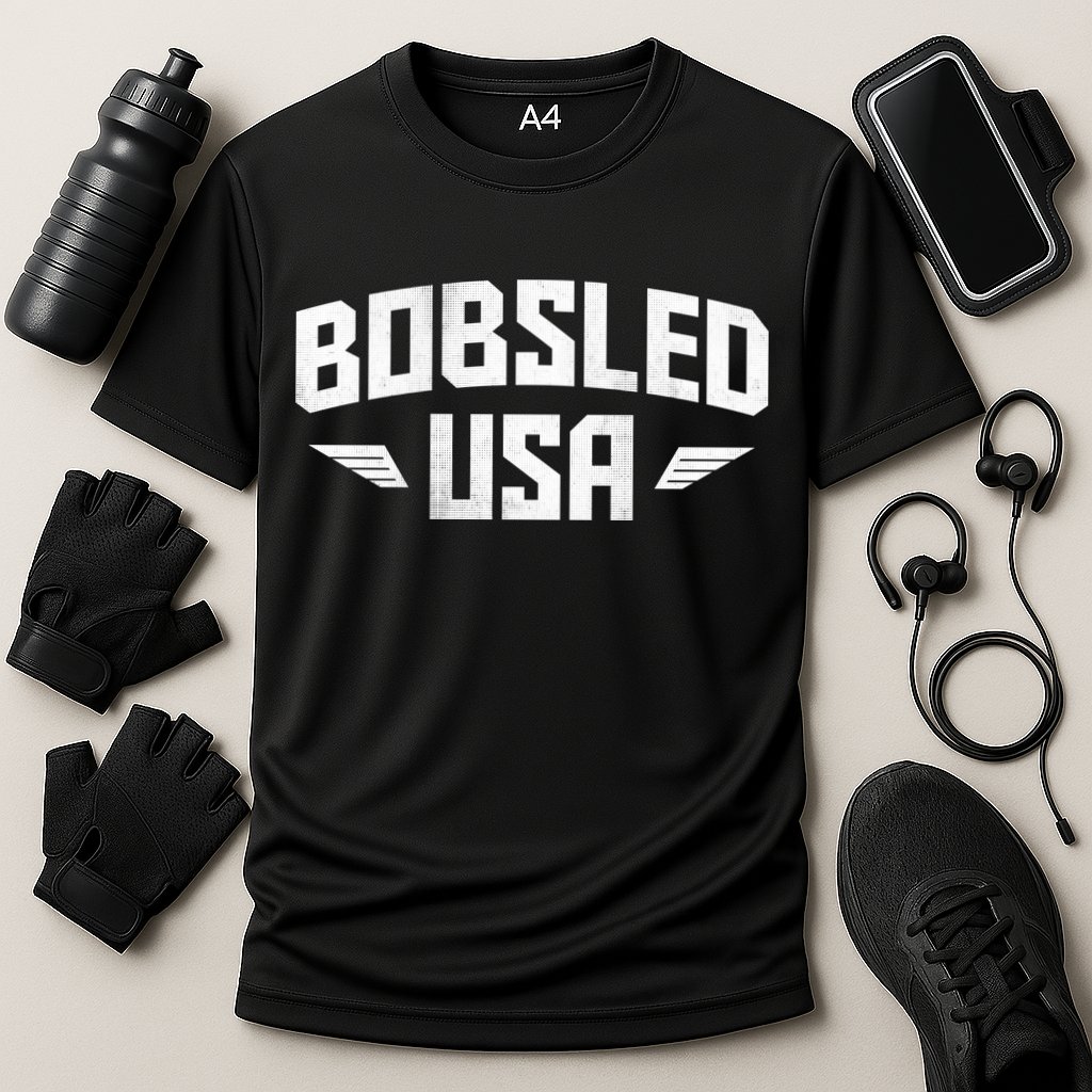 USA Bobsled Team Cooling Performance Crew T-Shirt