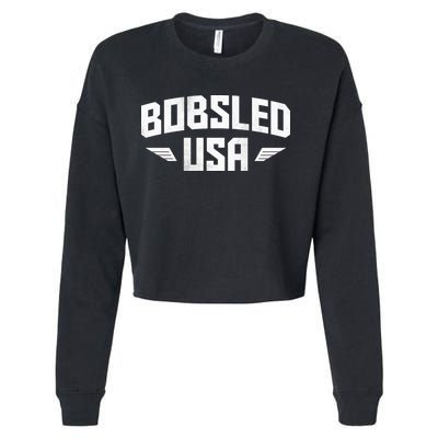 USA Bobsled Team Cropped Pullover Crew