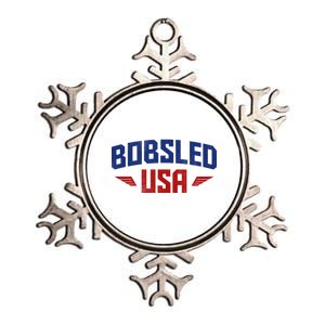 USA Bobsled Team Metallic Star Ornament