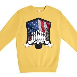 USA Bowling Team Premium Crewneck Sweatshirt