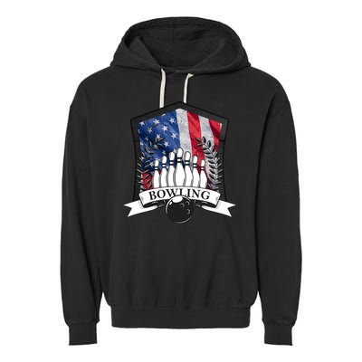 USA Bowling Team Garment-Dyed Fleece Hoodie