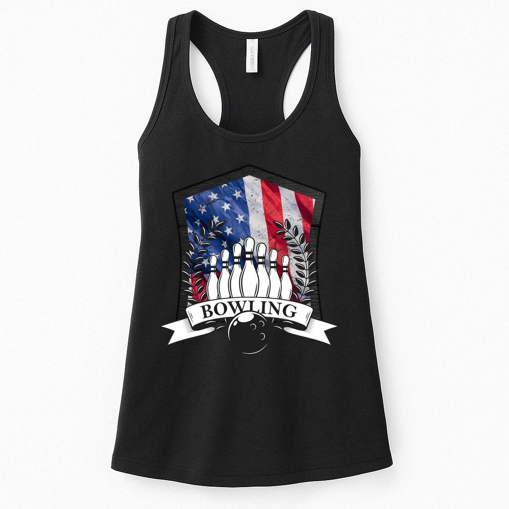 USA Bowling Team Womens Tank Top