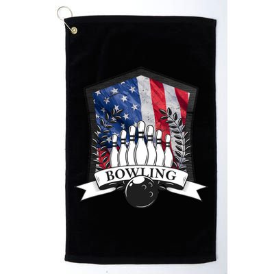 USA Bowling Team Platinum Collection Golf Towel