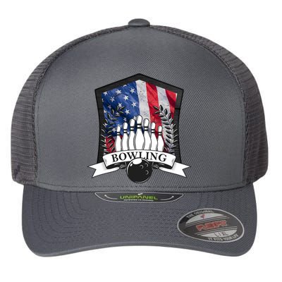 USA Bowling Team Flexfit Unipanel Trucker Cap