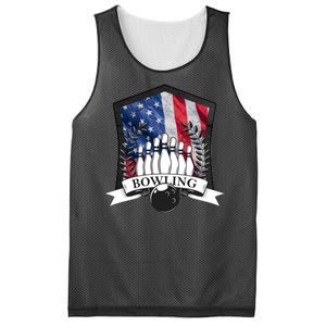 USA Bowling Team Mesh Reversible Basketball Jersey Tank