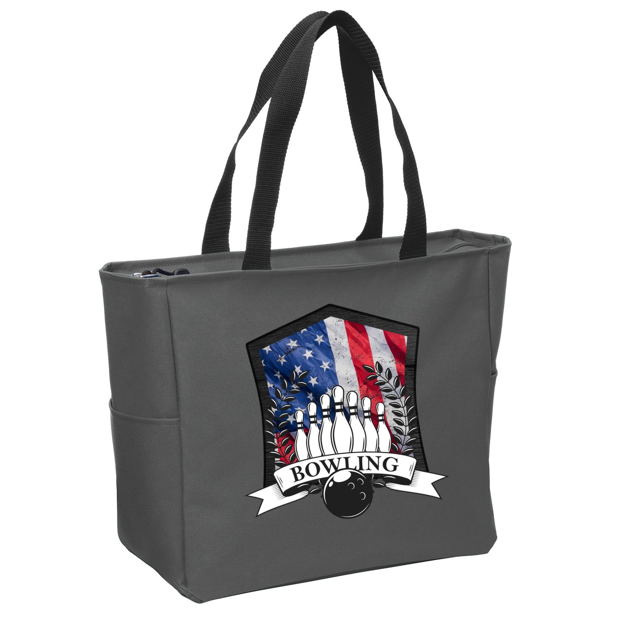 USA Bowling Team Zip Tote Bag