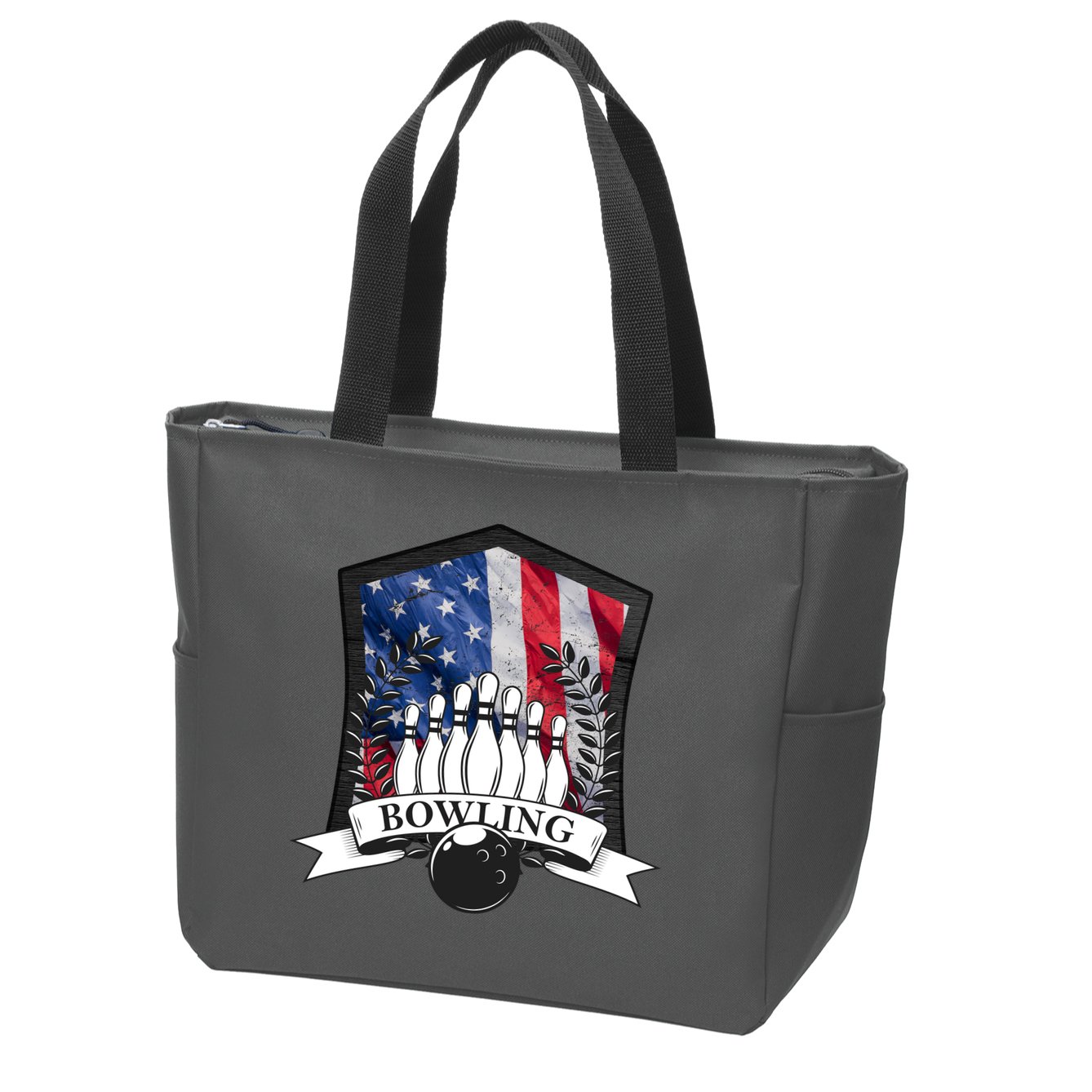 USA Bowling Team Zip Tote Bag
