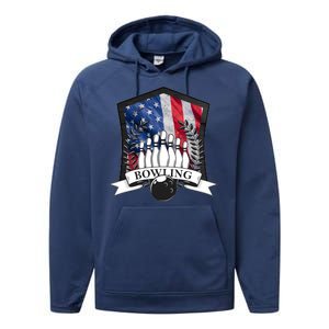 USA Bowling Team Performance Fleece Hoodie