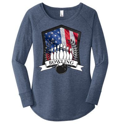 USA Bowling Team Women's Perfect Tri Tunic Long Sleeve Shirt