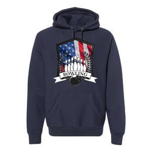 USA Bowling Team Premium Hoodie