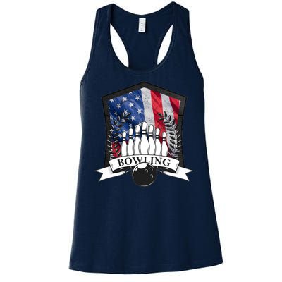 USA Bowling Team Women's Racerback Tank