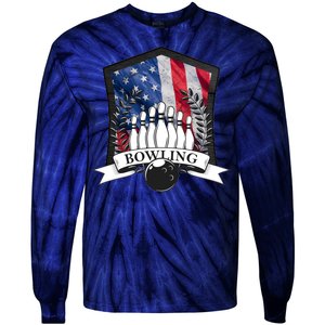 USA Bowling Team Tie-Dye Long Sleeve Shirt