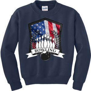 USA Bowling Team Kids Sweatshirt