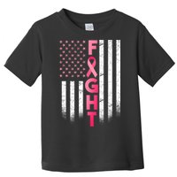 USA Breast Cancer Awareness Fight Logo Toddler T-Shirt