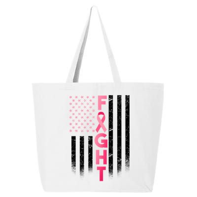 USA Breast Cancer Awareness Fight Logo 25L Jumbo Tote