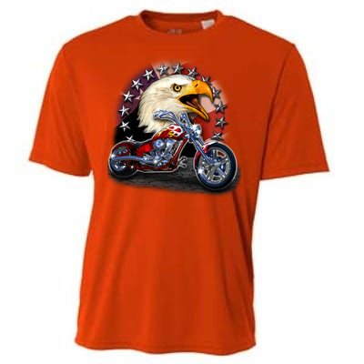 USA Chopper Bald Eagle Muscle Cooling Performance Crew T-Shirt