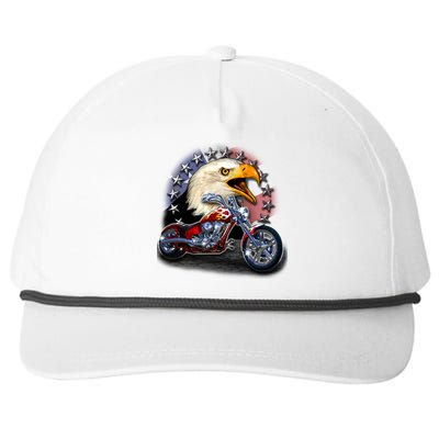 USA Chopper Bald Eagle Muscle Snapback Five-Panel Rope Hat