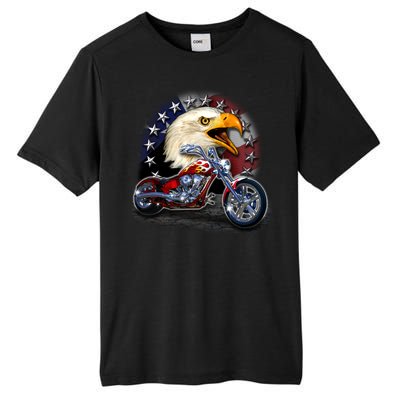 USA Chopper Bald Eagle Muscle Tall Fusion ChromaSoft Performance T-Shirt