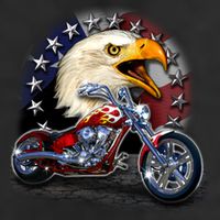 USA Chopper Bald Eagle Muscle 25L Jumbo Tote