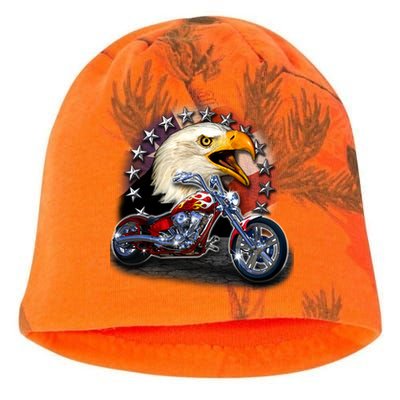 USA Chopper Bald Eagle Muscle Kati - Camo Knit Beanie