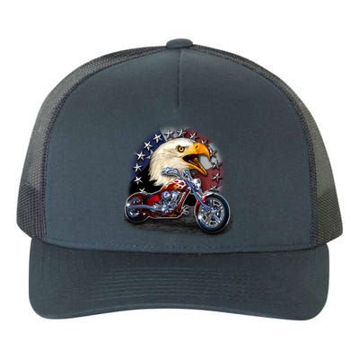 USA Chopper Bald Eagle Muscle Yupoong Adult 5-Panel Trucker Hat