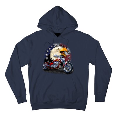 USA Chopper Bald Eagle Muscle Hoodie